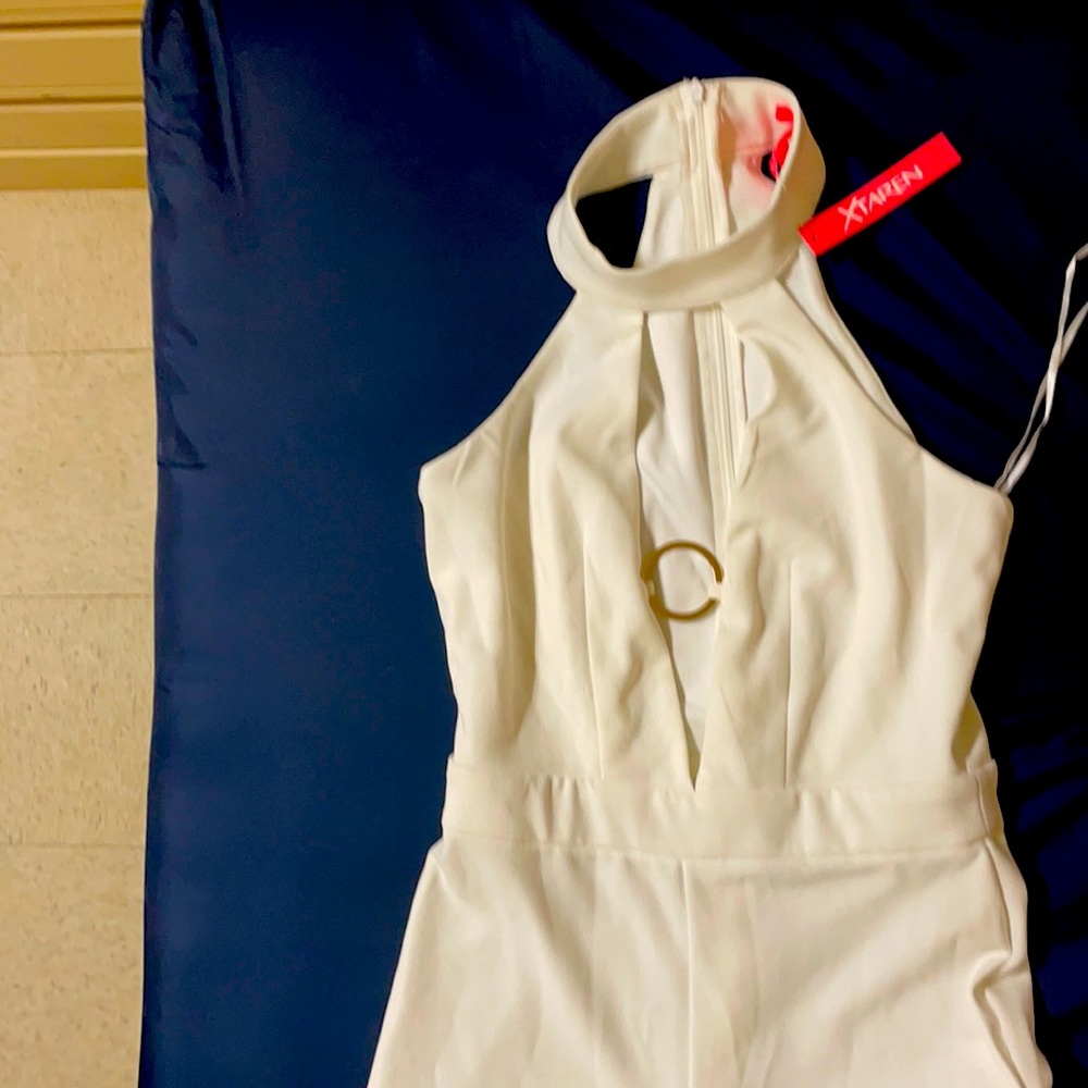 White Jumpsuit (tags still on, never worn before)